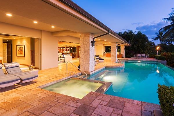 Luxury home pool Victoria Point Queensland